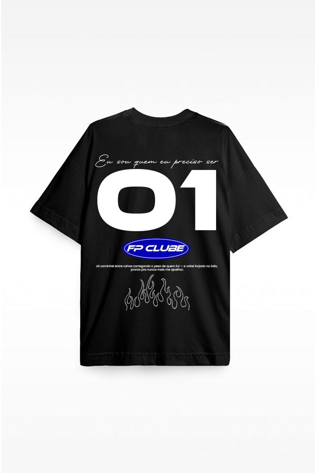 Oversized Preto Costas